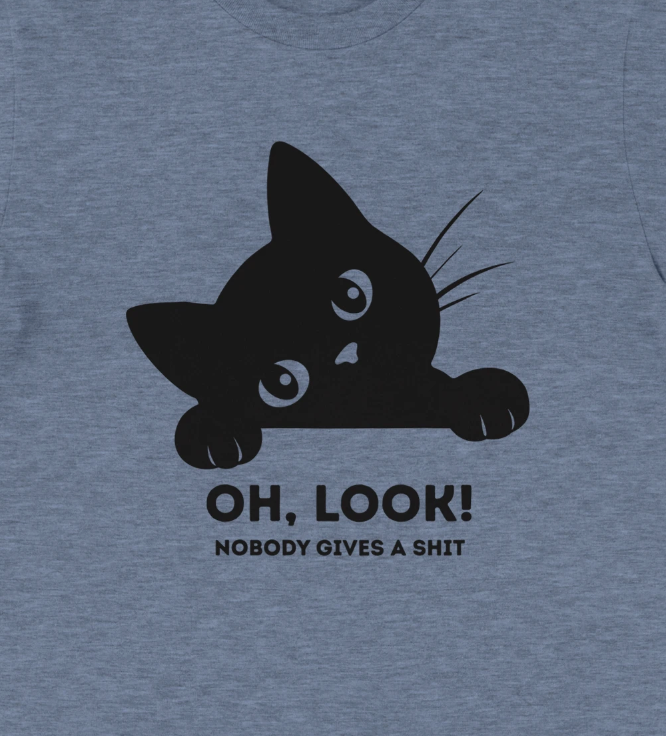 Oh Look! Nobody gives a shit