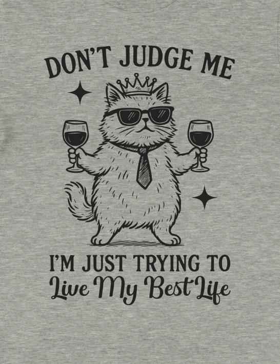 Don't judge me...