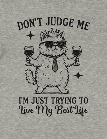 Don't judge me...