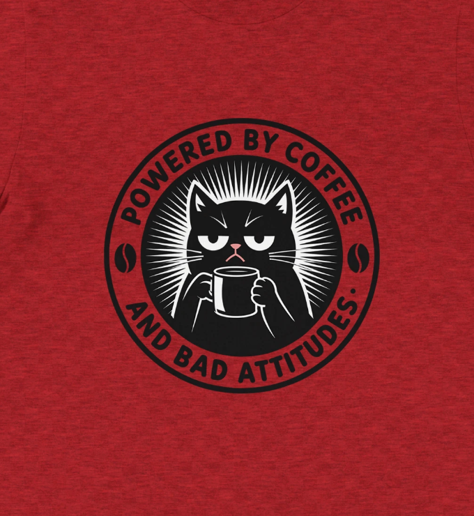Powered by coffee and bad attitudes.