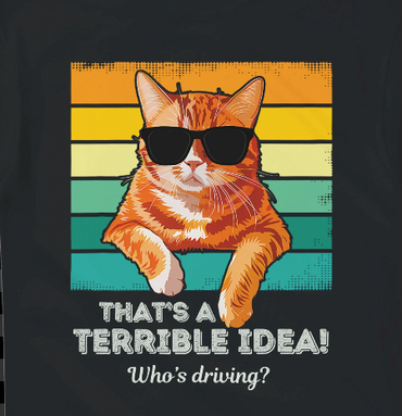 That's a terrible idea! Who's driving?