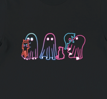 Cats and Ghosts Neon2