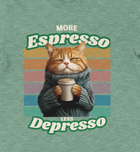 More espresso, less depresso