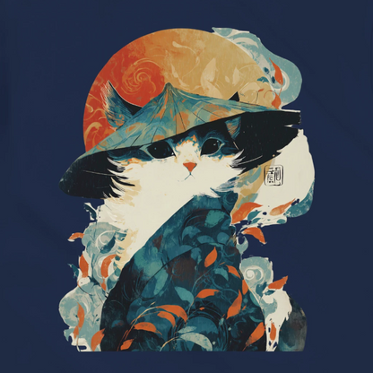 Sunset Samurai Cat