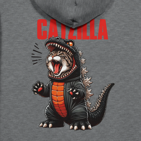 CatZilla | PRINT ON BACK.