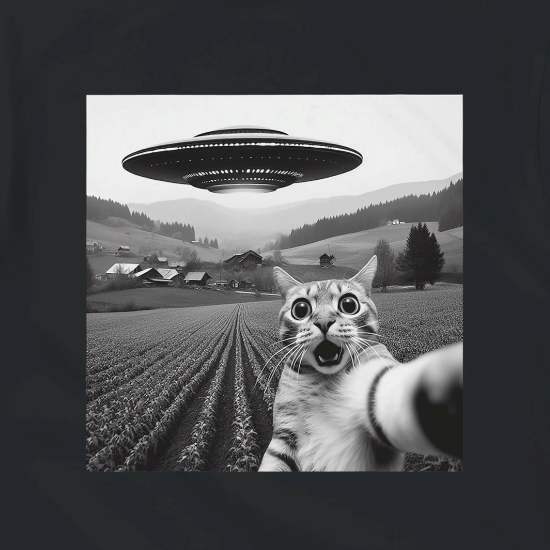 Cat Selfie UFO
